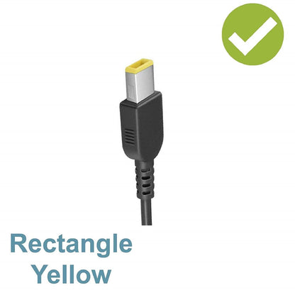 Lenovo Original 65W Slim Tip Rectangular PIN Laptop Adapter Charger for Thinkpad X1 CARBOB, X240, X250