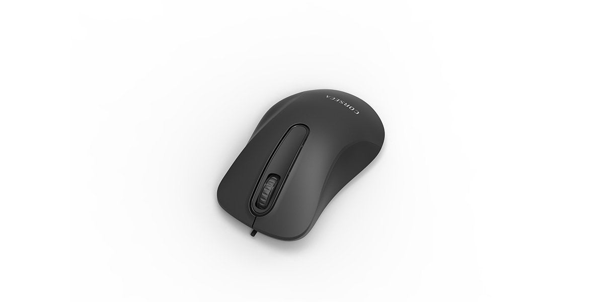 Corseca 3-Button USB Wired Optical Mouse-DMM967W