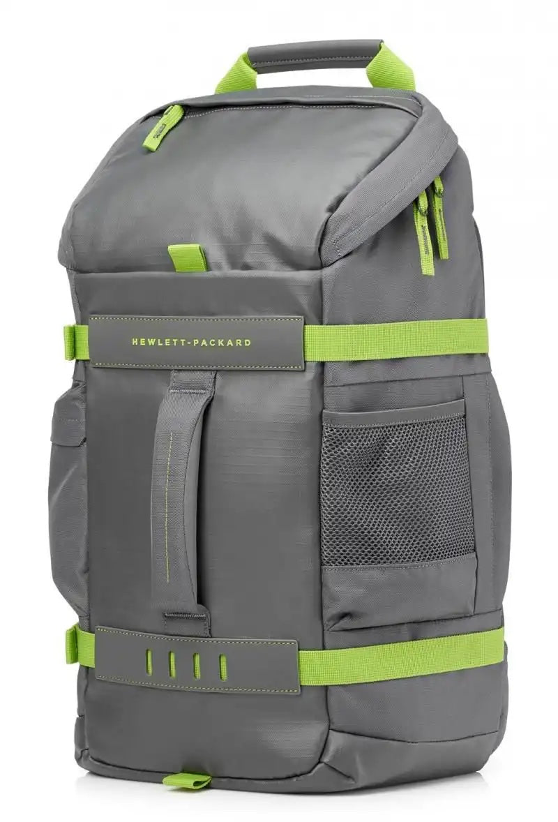 HP 15.6 Green/Gray Odyssey Backpack-L8J89AA