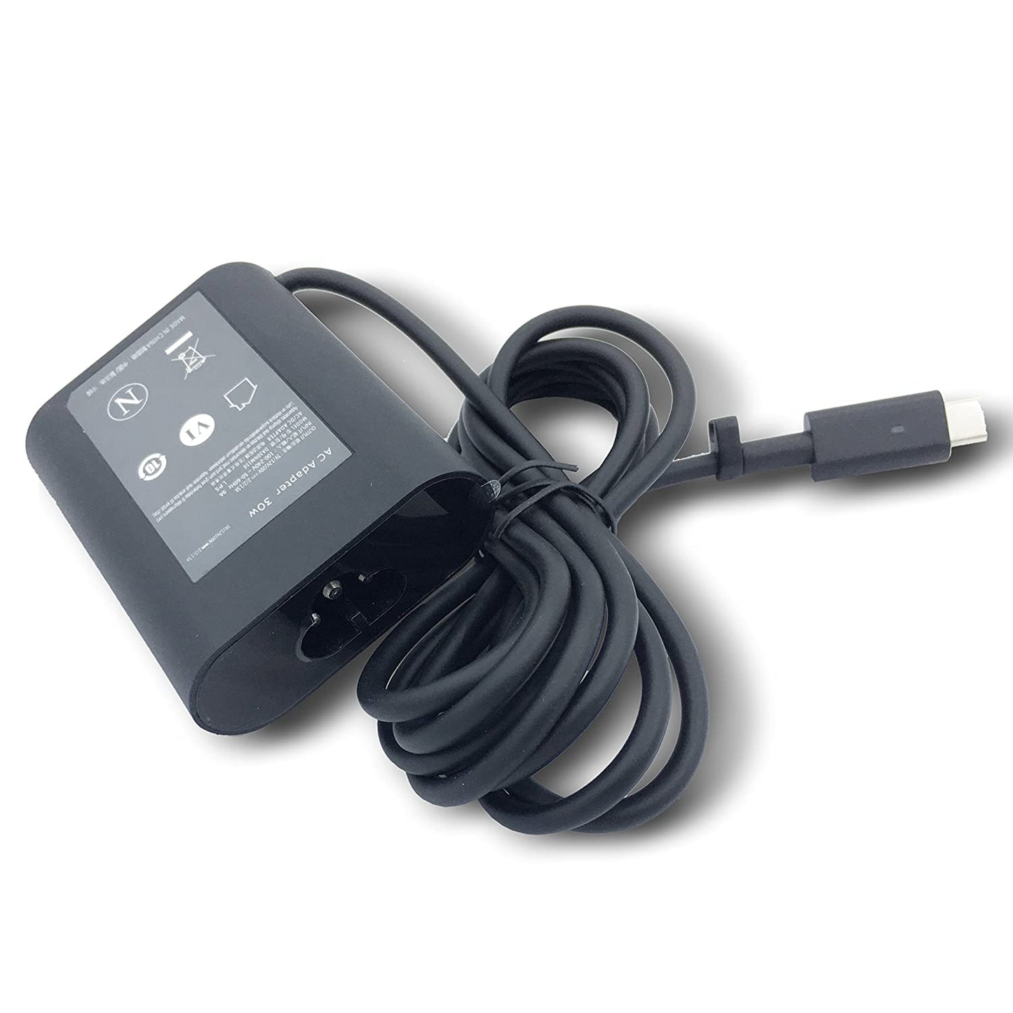 Dell Original 30W Type C Laptop Adapter Charger for 2CR08, 8XTW5, F17M7, FTHM3, RDYGF