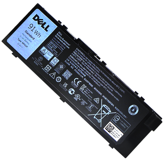 Dell Original 6 Cell 11.4V 91WHr Laptop Battery for Precision 17 7710, 7720