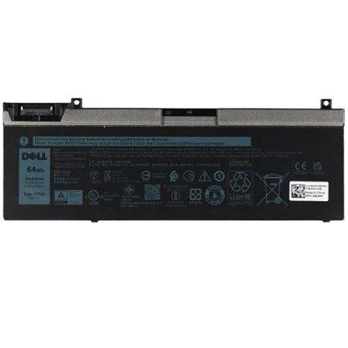 Dell Original 4 Cell 7.6V 64WHr Laptop Battery for Dell Precision 7530 7730 Primary-GHXKY/5TF10/RY3F9