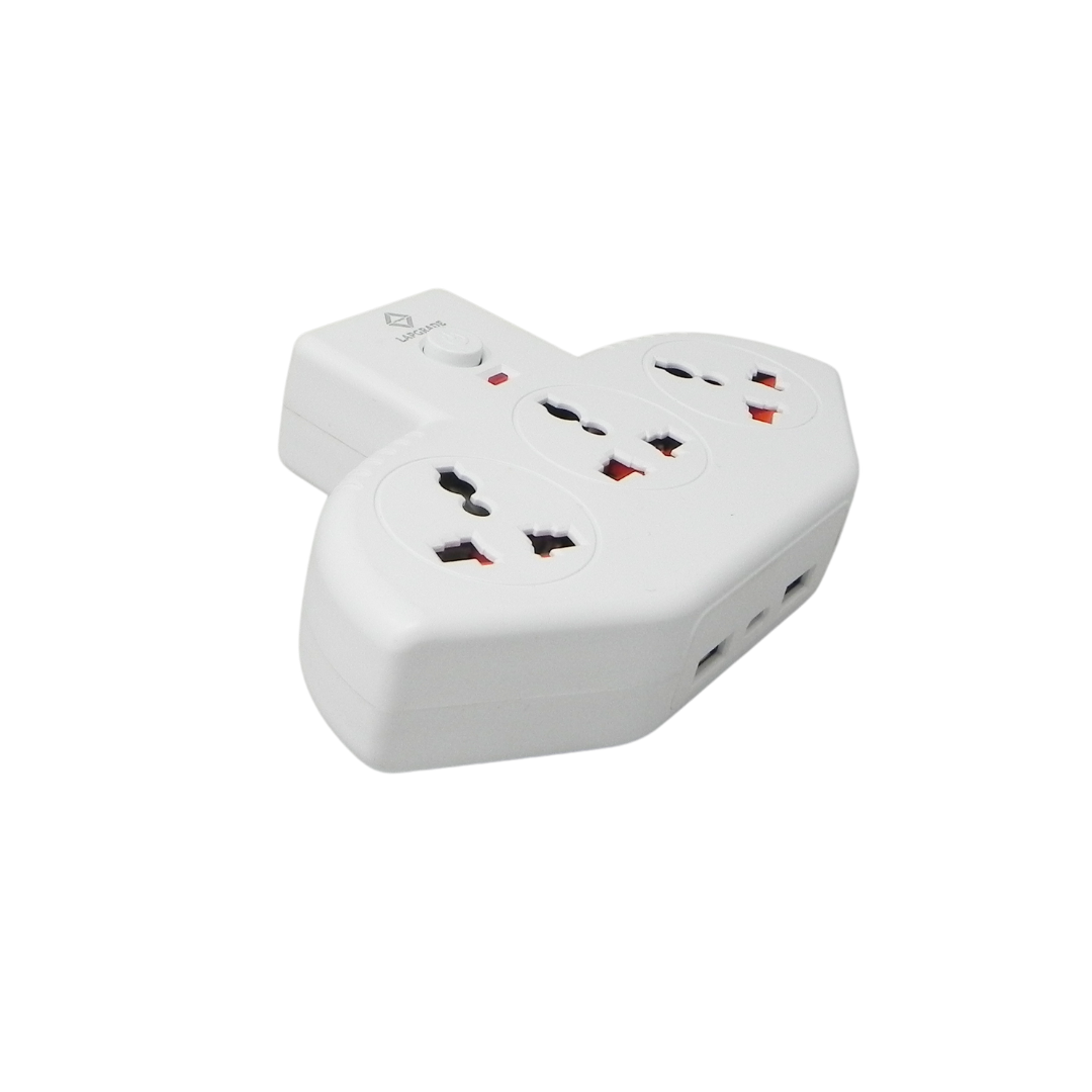 LAPGRADE 2500W Universal Power Hub (with usb and type-c ports)