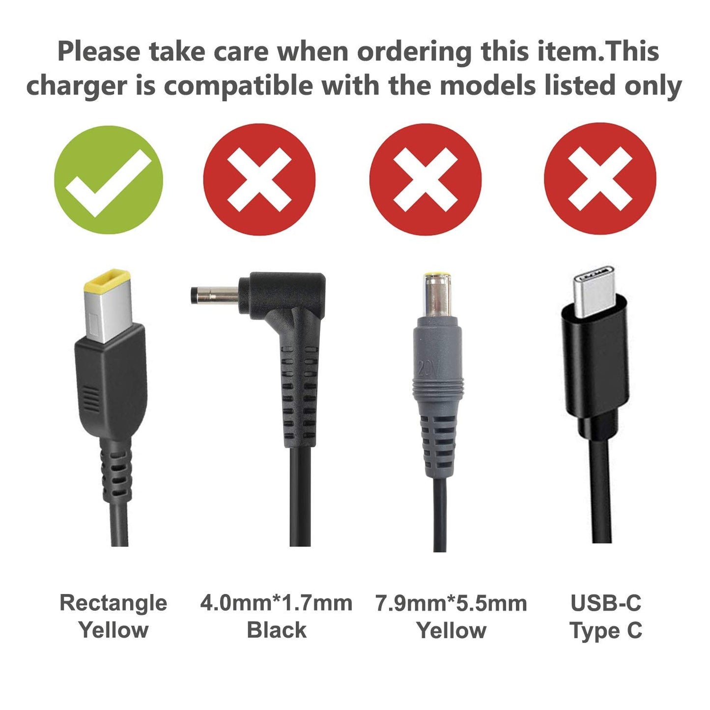 Lenovo ThinkPad X1 Carbon 65W AC Adapter-0A36264/45N0322/0A36264