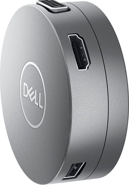 Dell DA310 USB-C Mobile Adapter, 7-in-1 , Type C Laptop Compatible – Dock and Adapter – Gray