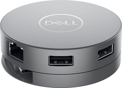 Dell DA310 USB-C Mobile Adapter, 7-in-1 , Type C Laptop Compatible – Dock and Adapter – Gray