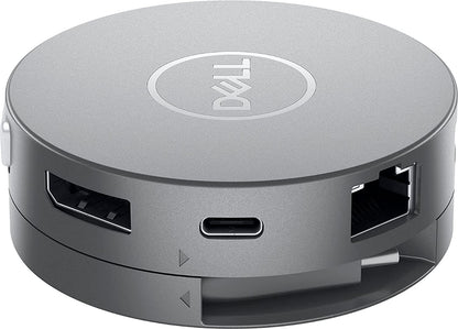Dell DA310 USB-C Mobile Adapter, 7-in-1 , Type C Laptop Compatible – Dock and Adapter – Gray
