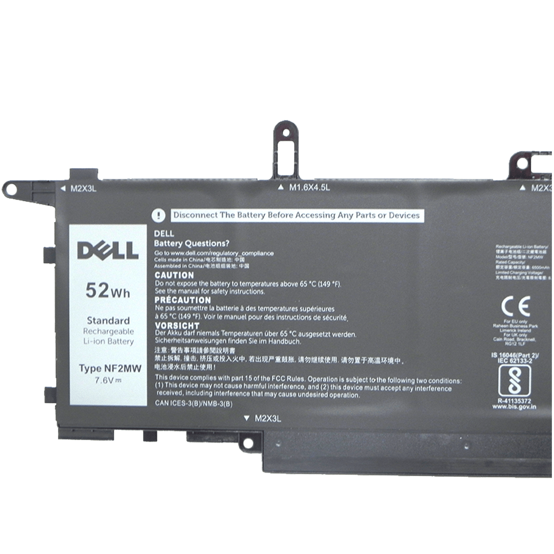 Dell Original 4 Cell 7.6V 52WHr Laptop Battery for Latitude 9410 Series