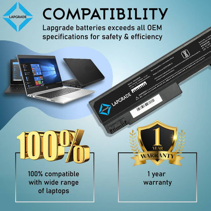 Lapgrade Battery for HP EliteBook 6930P 8440P 8440W Series