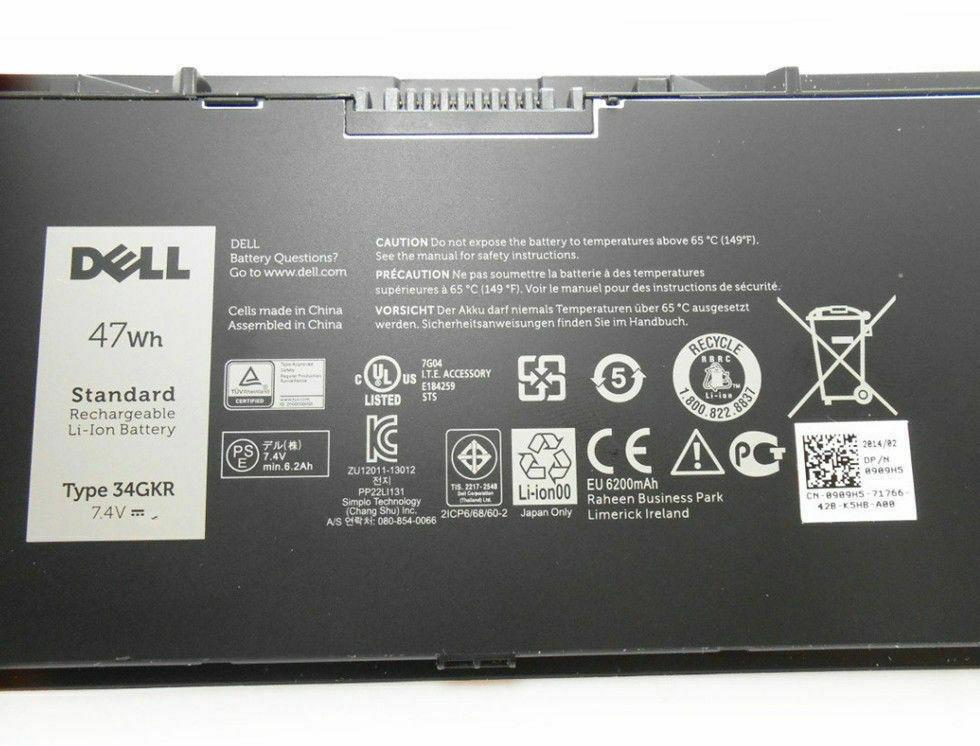 DELL Latitude E7450 47Whr 4 Cell Battery (5K1GW)