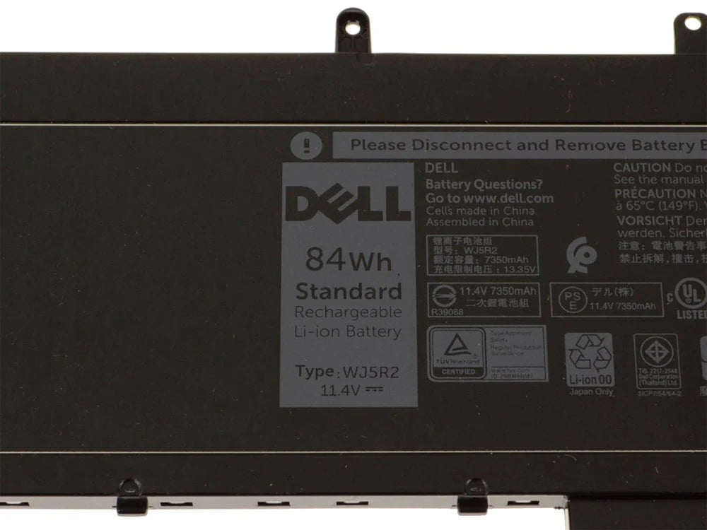 Dell Original 6 Cell 11.4V 84WHr Laptop Battery for Precision 3510 Latitude E5570