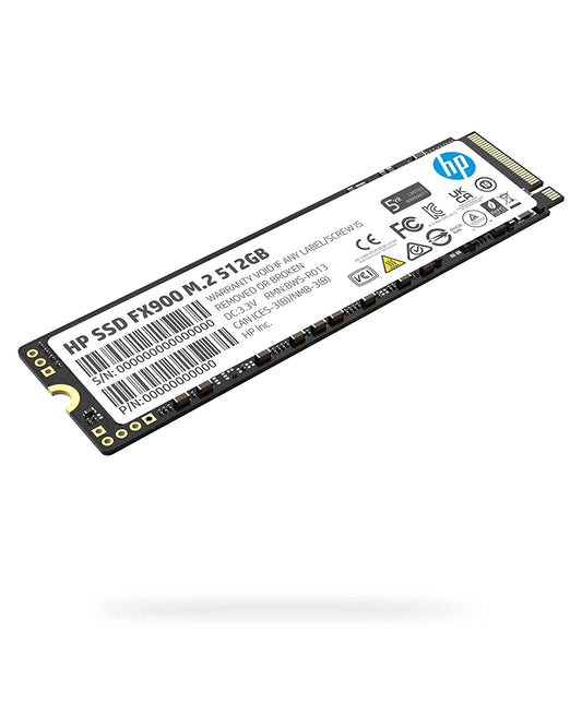 HP FX900 512GB NVMe GEN 4 Internal SSD, PCIe 4.0 16 Gb/s, M.2 2280, 3D TLC NAND PC Solid State Drive Up to 4900 MB/s - 57S52AA#ABB