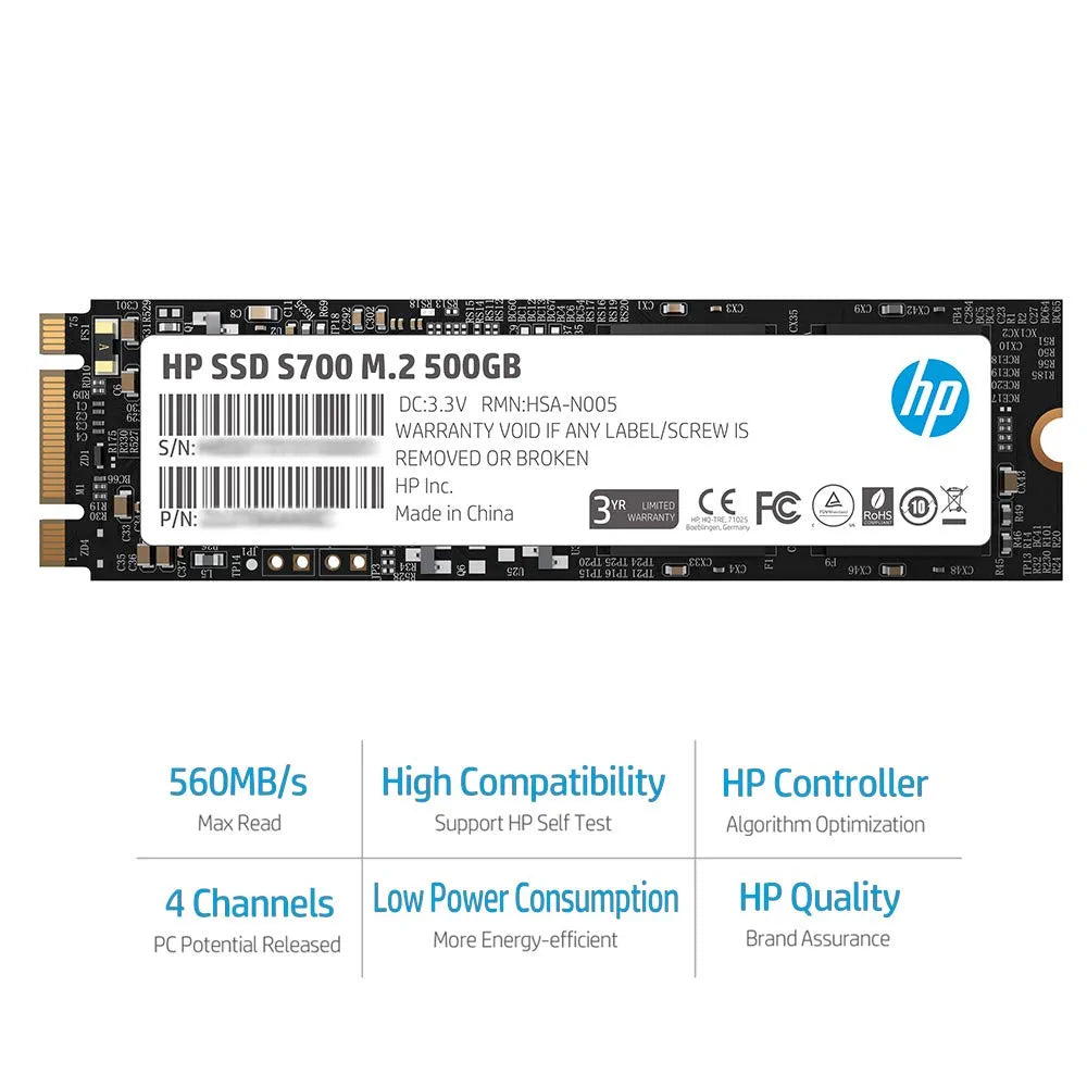 HP ssd S700 500gb M.2 2LU80AA