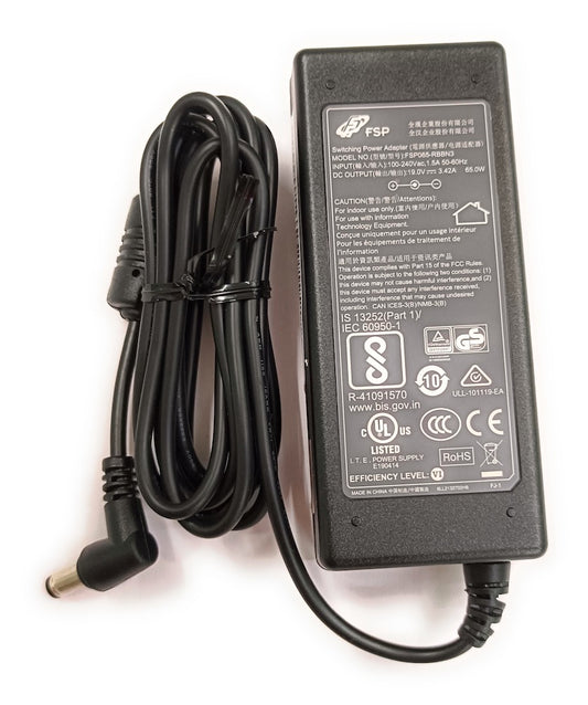Acer 19V 3.42A 65W Adapter for TravelMate TMP449-G2-MG, TMP449-G3-M, TMP449-G3-MG, TMP453-M
