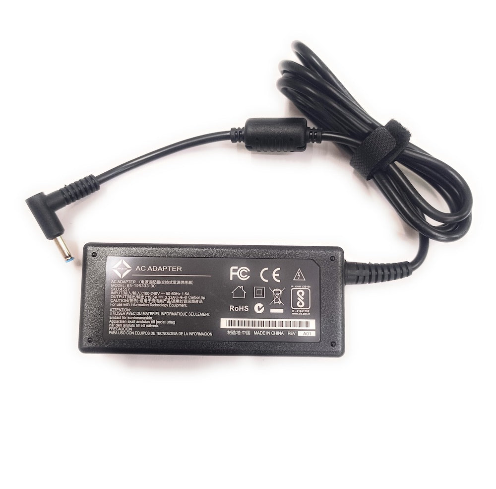 LAPGRADE 19.5V 3.33A Adapter Charger for HP Envy Sleekbook 6, 14, 15 Series
