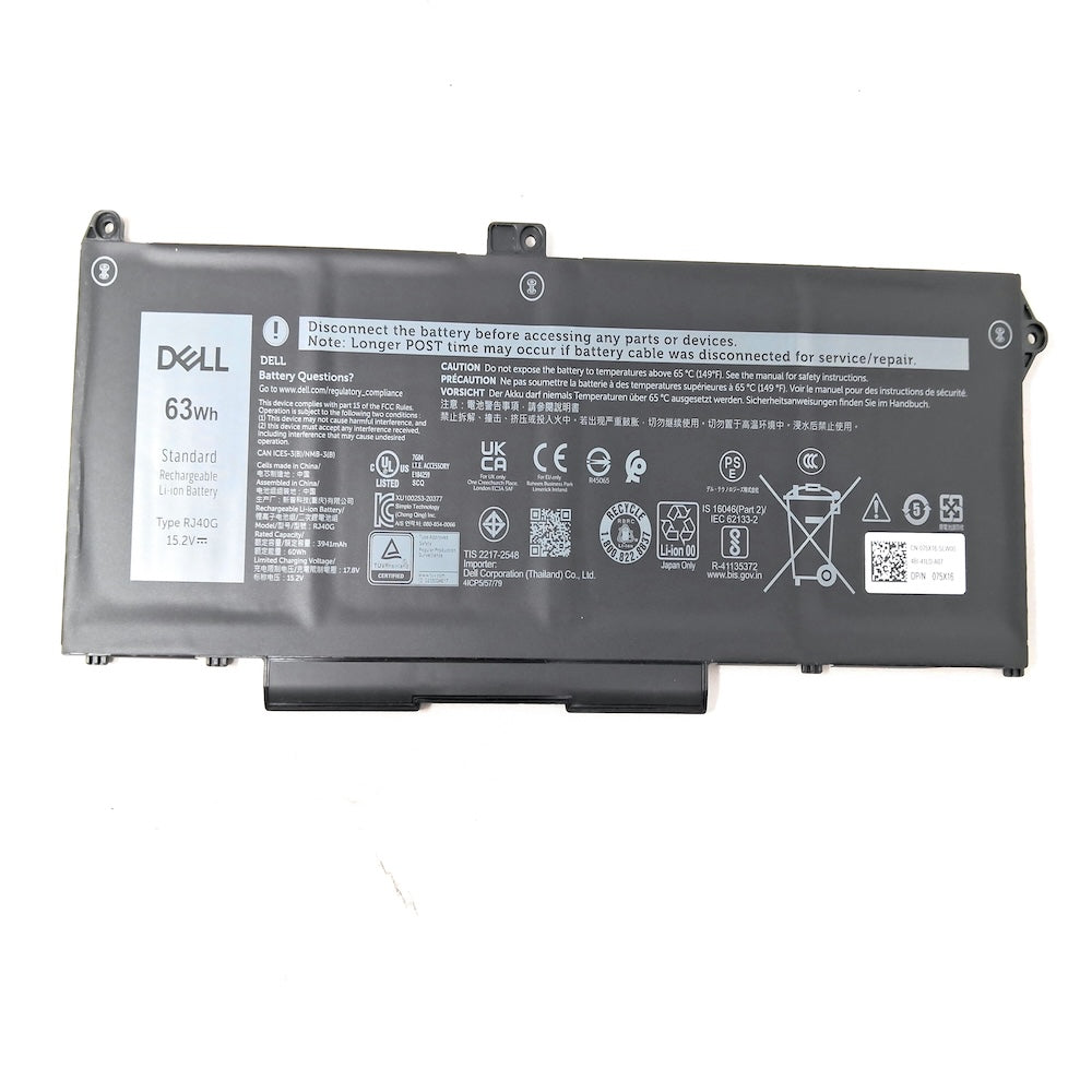 Dell Latitude 14-5420 Latitude 15-5420 4 Cell 63Whr battery-75X16/M033W