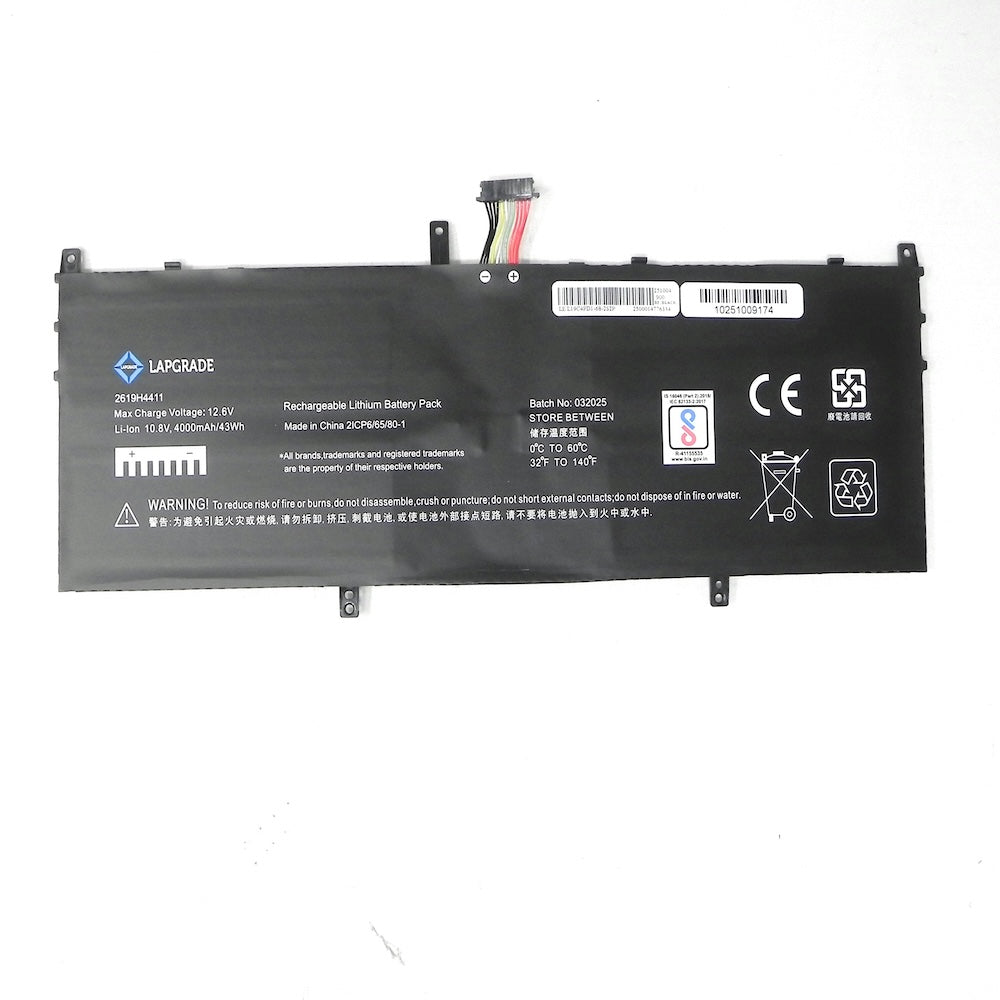 Lapgrade Battery For Lenovo Yoga C640-13IML 7.7V 6400mAh Series-L19C4PD1