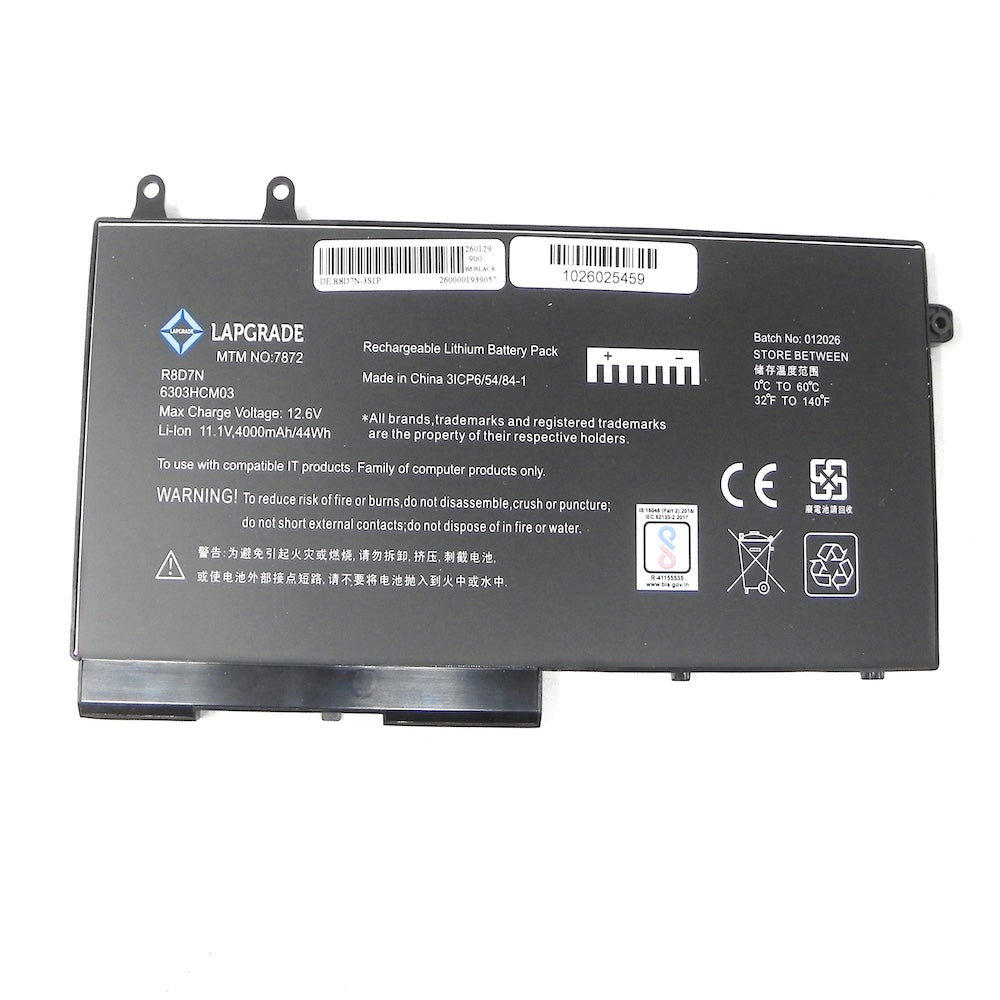 Lapgrade Battery For Dell Latitude 5400 5401 Series-1V1XF