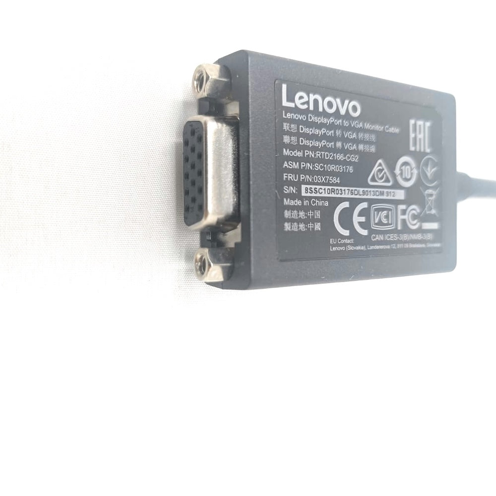 Lenovo Display Port to VGA Monitor Adapter-57Y4393
