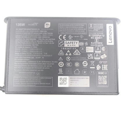 Lenovo Adapter 135W for ThinkPad (slim tip)-4X20Q88545, 4X20E50558