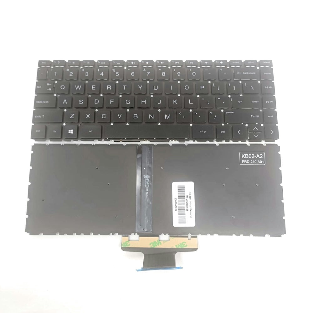 Lapgrade HP 14-CD KEYBOARD BLACK BLACKLIGHT