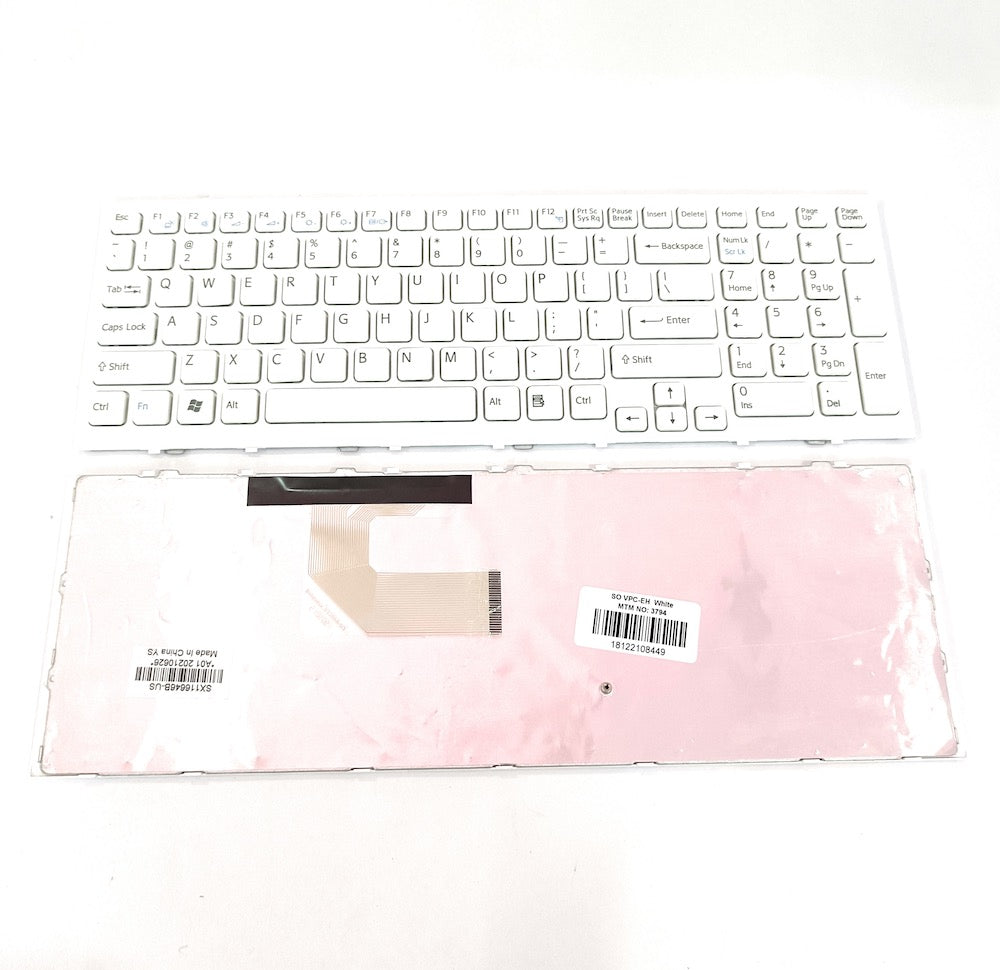 Lapgrade Sony VAIO VPC-EH Series (V116646F) White Laptop Keyboard