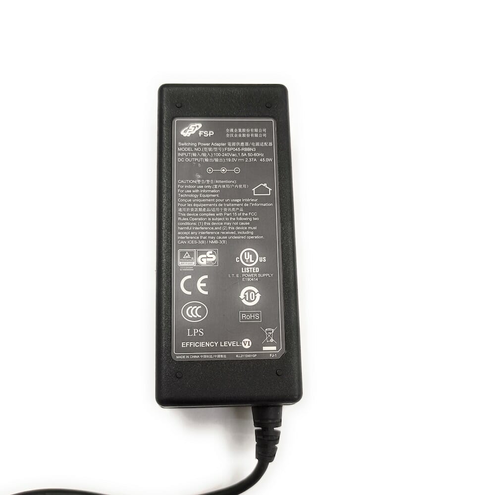 Acer 19V 2.37A 45W Adapter for TravelMate TMB117-M, TMB311-31, TMB311RN-31, TMP214-51, TMP214-52, TMP214-53