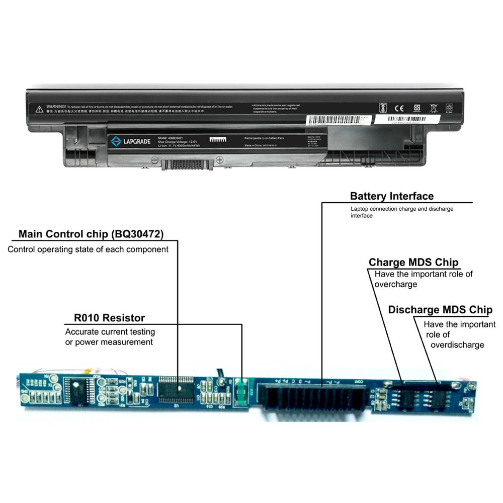 Lapgrade Battery for Dell Vostro 2421 2521 Series