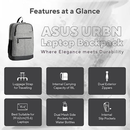 ASUS AP1601 Laptop Backpack for Up to 16-Inch Laptops