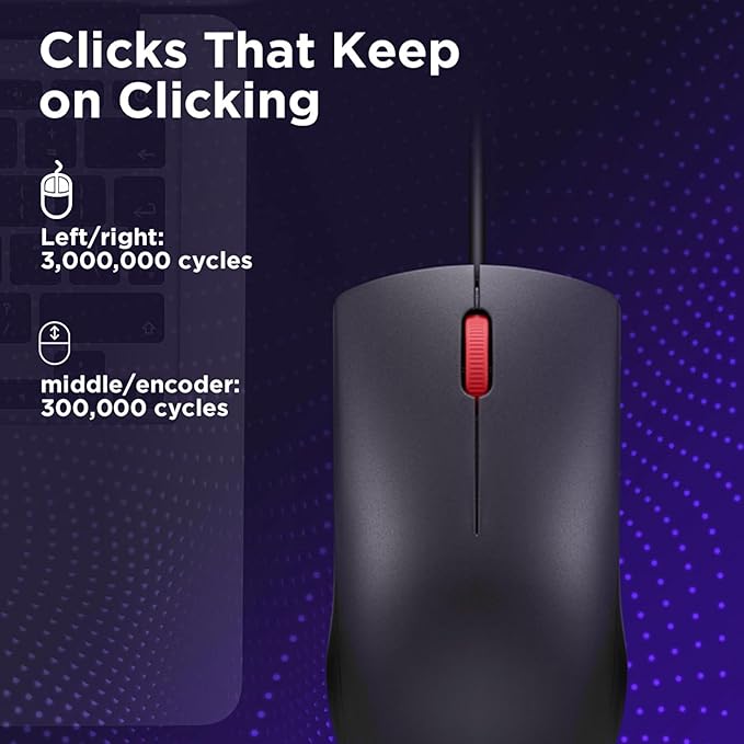 Lenovo 120 Wired Mouse-GY51L52636