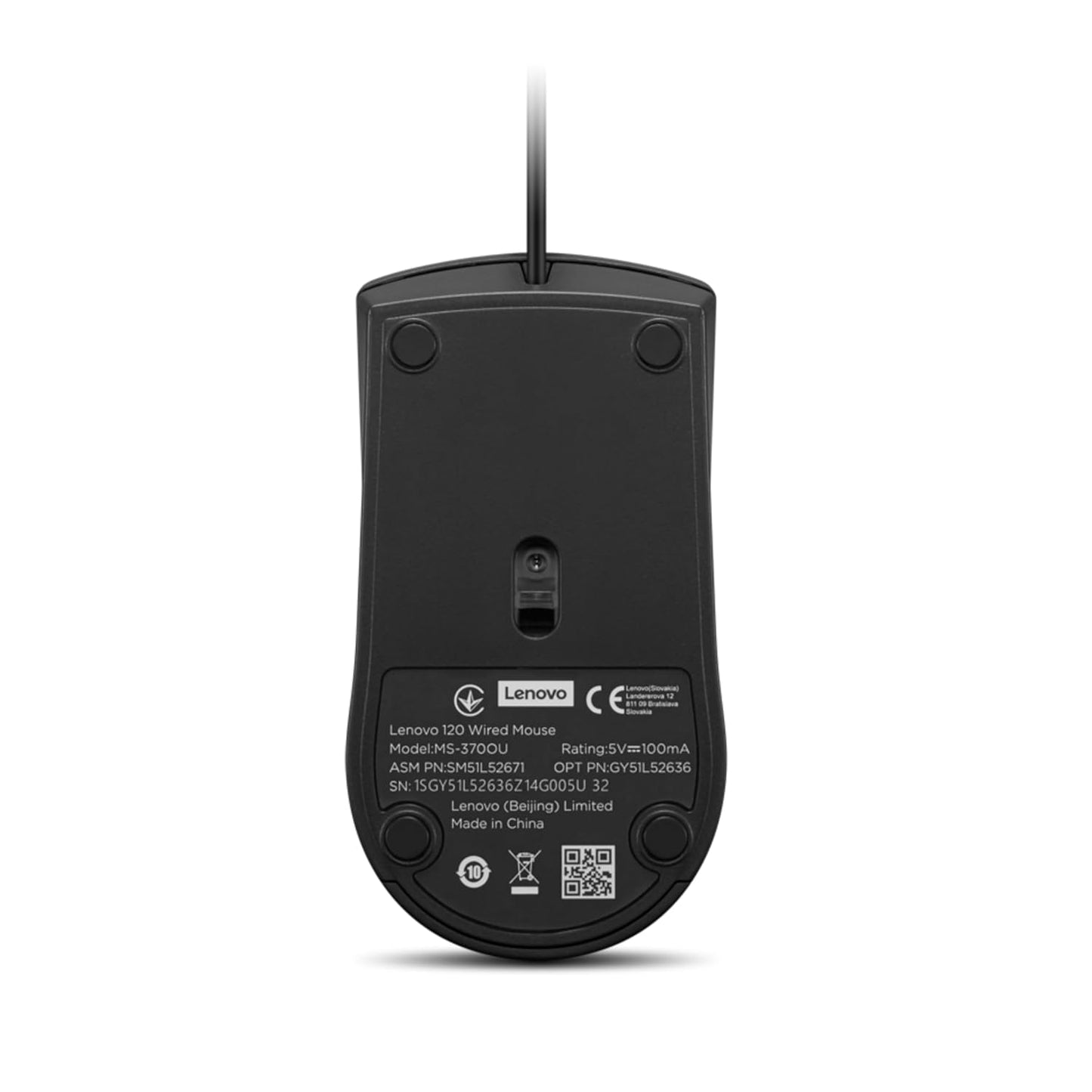 Lenovo 120 Wired Mouse-GY51L52636