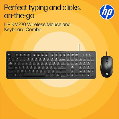 HP KM270 Wireless Mouse and Keyboard Combo-AB3D5AA