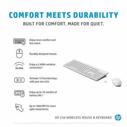 HP 230 Wireless Mouse and Keyboard Combo-3L1F0AA