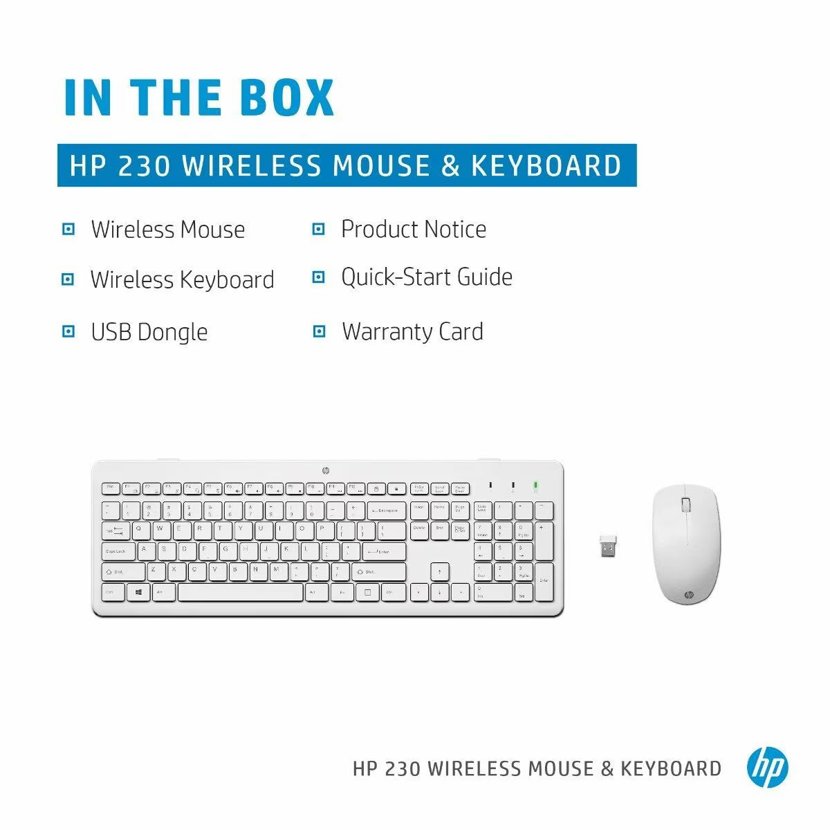 HP 230 Wireless Mouse and Keyboard Combo-3L1F0AA