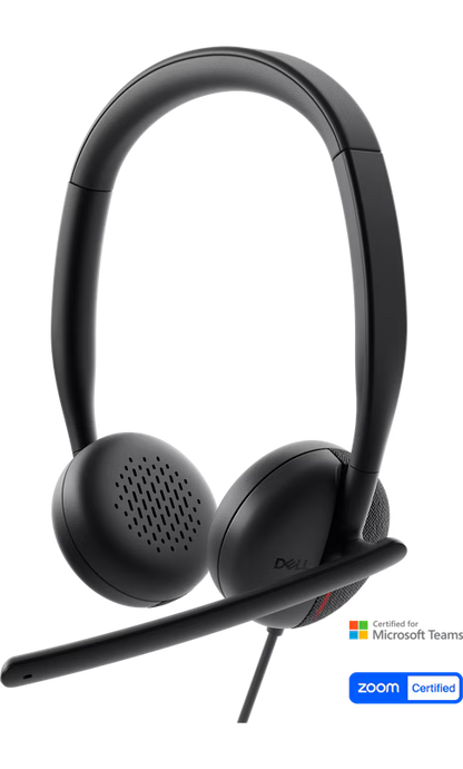 Dell WH3024 Wired Headset With Noise Cancellation-YH4XR