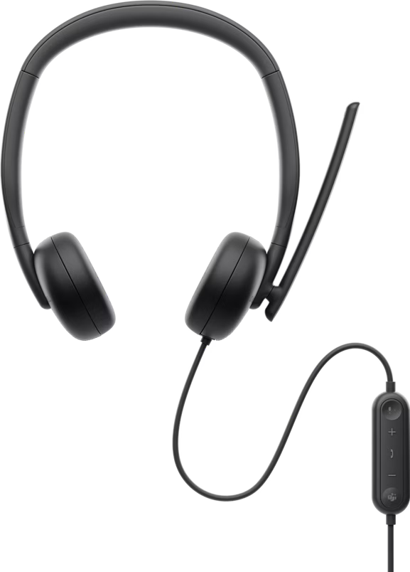 Dell WH3024 Wired Headset With Noise Cancellation-YH4XR