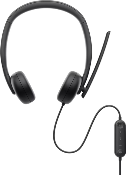 Dell WH3024 Wired Headset With Noise Cancellation-YH4XR