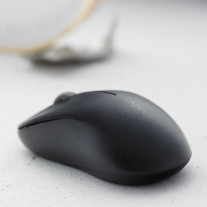 RAPOO M160 Multimode (Bluetooth) 3.0 4.0 & wireless 2.4 GHz with USB Nano Receiver,1300PI Optical Tracking, Ambidextrous.