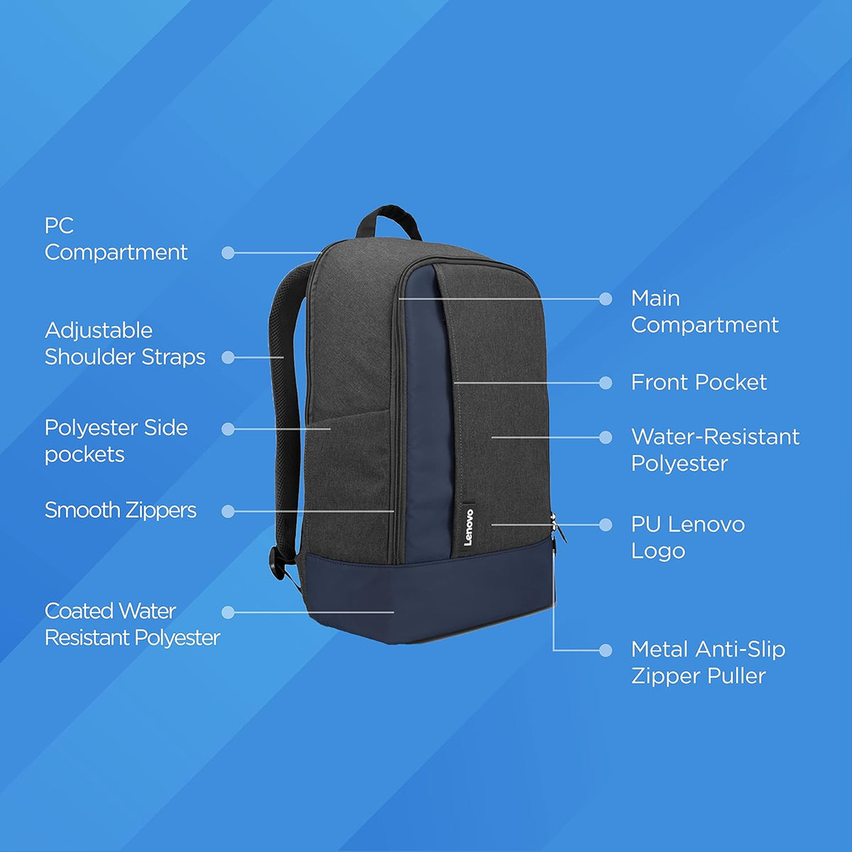 Lenovo 15.6 cm Professional Backpack-GX41B33569