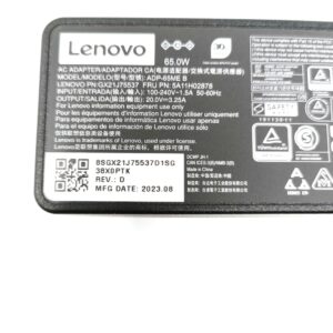 Lenovo Original 65W Small PIN Wall Adapter for Yoga 520S, S145, S340, S540, S740 (Label)