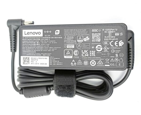 Lenovo-65W-Small-Pin-Adapter-with-Power-Cable-GX20K78585_1 Lenovo Original 65W Small PIN Wall Adapter for Yoga 330-17, 330S, 510, 520