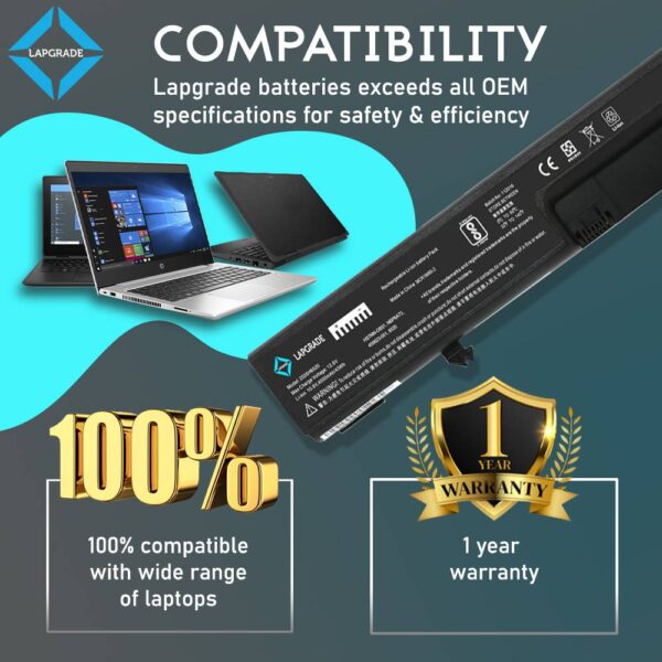Lapgrade Battery for HP Compaq Business Notebook 6520S 6530S 6531S 6535S compatible
