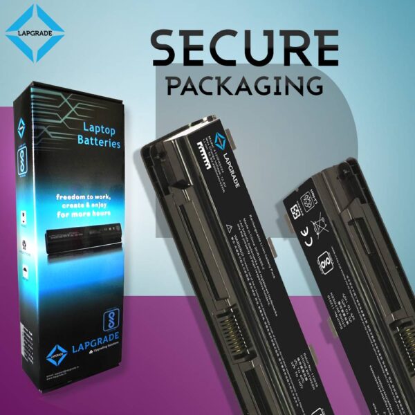 Lapgrade Battery for Toshiba Satelite L850 L845 L840 L835 L870 L875 L830 L805 L800 Series secure