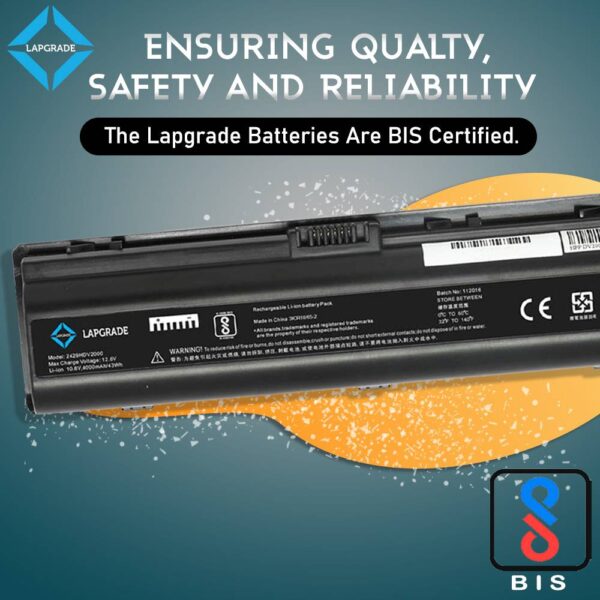 Lapgrade Battery for HP Pavilion DV6100 Series reliable