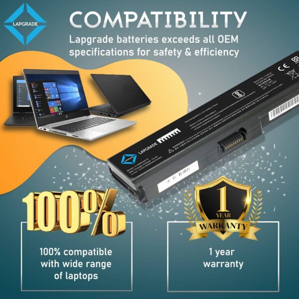 Lapgrade Battery for Toshiba Satellite M300 M301 M302 M305 M306 M307 M308 M310 Series compatible