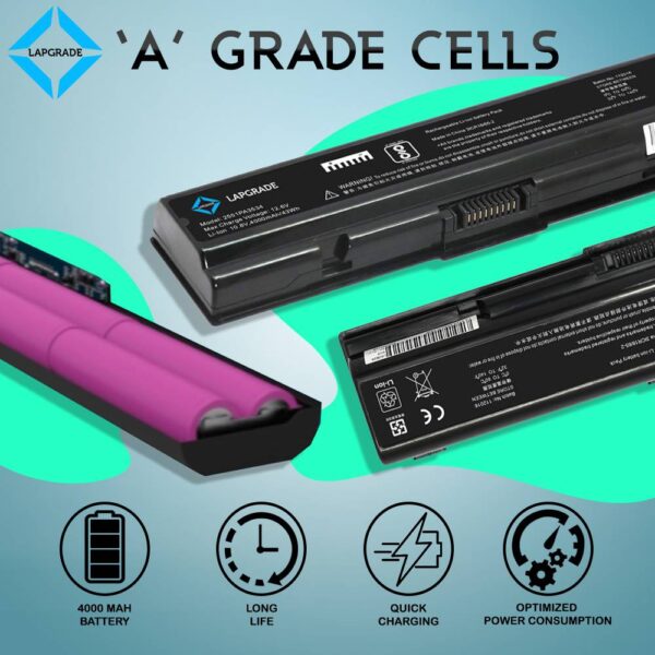 Lapgrade Battery for Toshiba Dynabook AX EX Series, Equium A200 L300 Series a grade