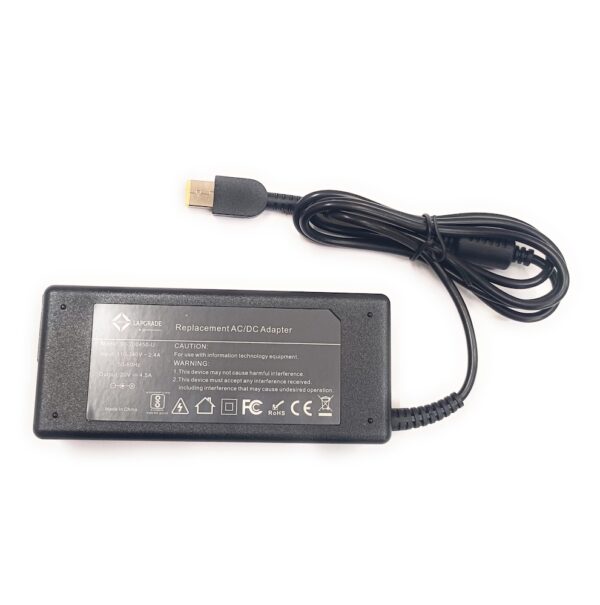 LAPGRADE 20V 4.5A Adapter Charger for Lenovo Thinkpad YOGA 260 460 Series back