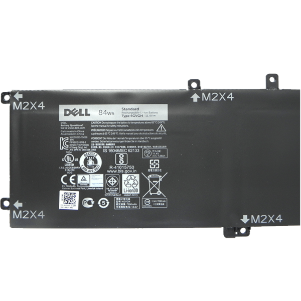 Dell Precision 5510 6 Cell 84Wh Primary Battery-1P6KD/T453X Connecter