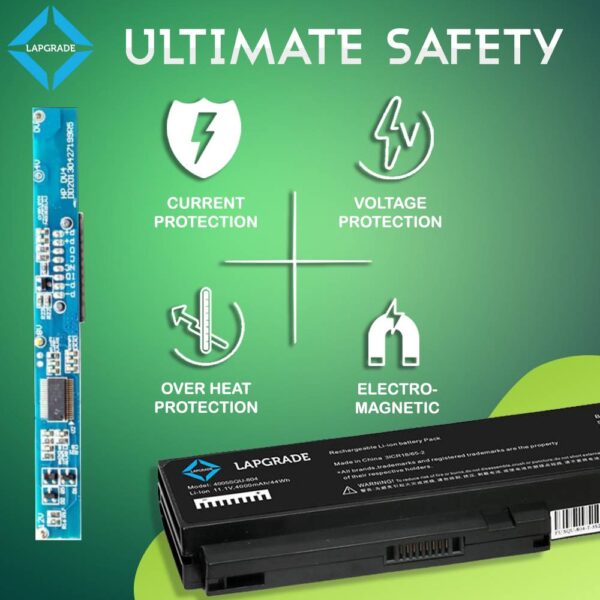 Lapgrade Battery For LG R410,510(SQU-804) safety