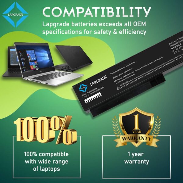 Lapgrade Battery For LG R410,510(SQU-804) compatible